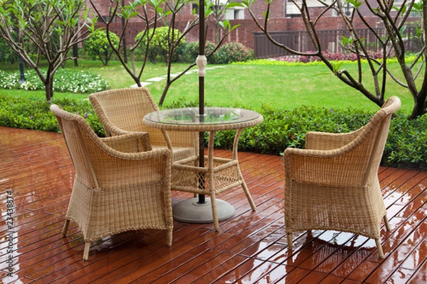 Obraz Patio Chairs