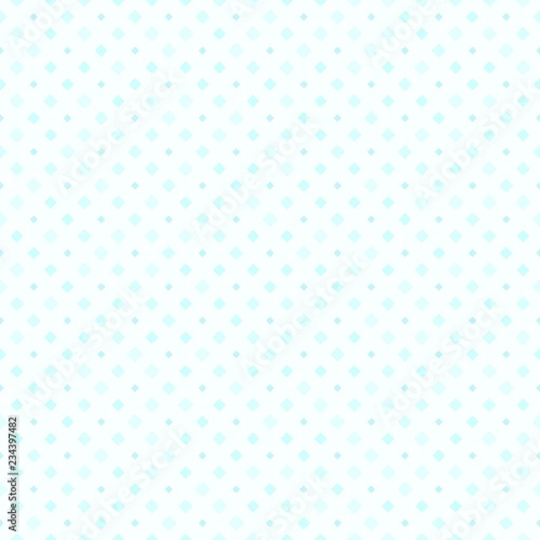 Obraz Cyan diamond pattern. Seamless vector