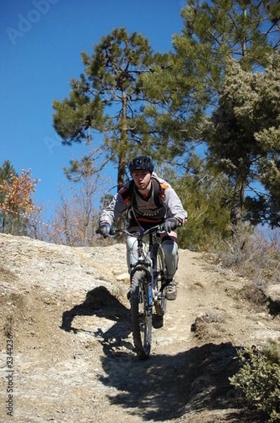 Obraz homme vtt