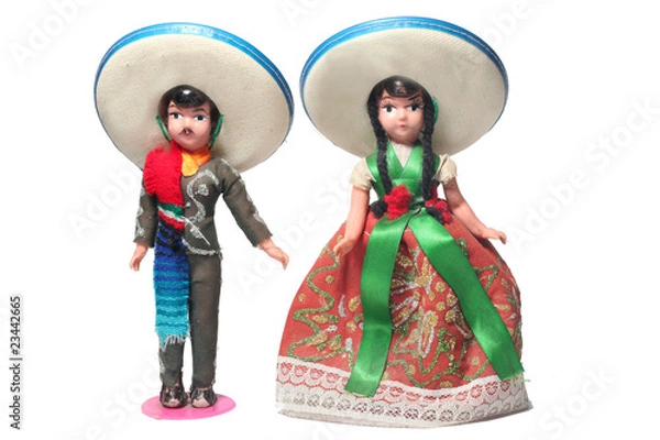 Obraz mexican doll with big hat