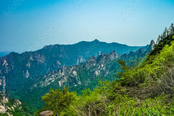 Fototapeta 설악산 등산 트래킹 풍경 정상