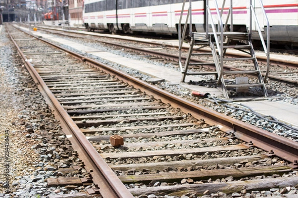 Obraz Vias de tren
