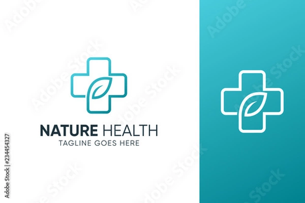 Obraz Medical pharmacy logo template