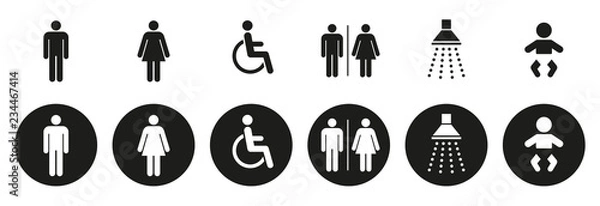 Obraz Sanitär Symbole