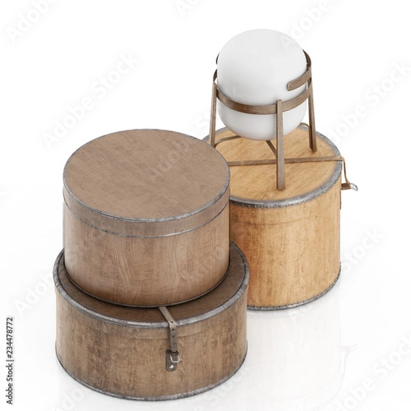 Fototapeta Isometric interior decoration