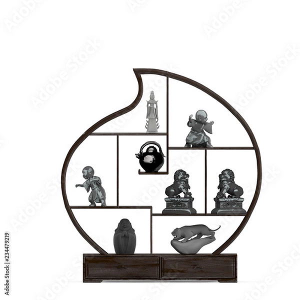 Obraz Isometric interior decoration