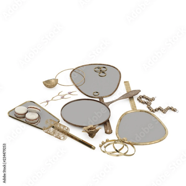 Obraz Isometric interior decoration