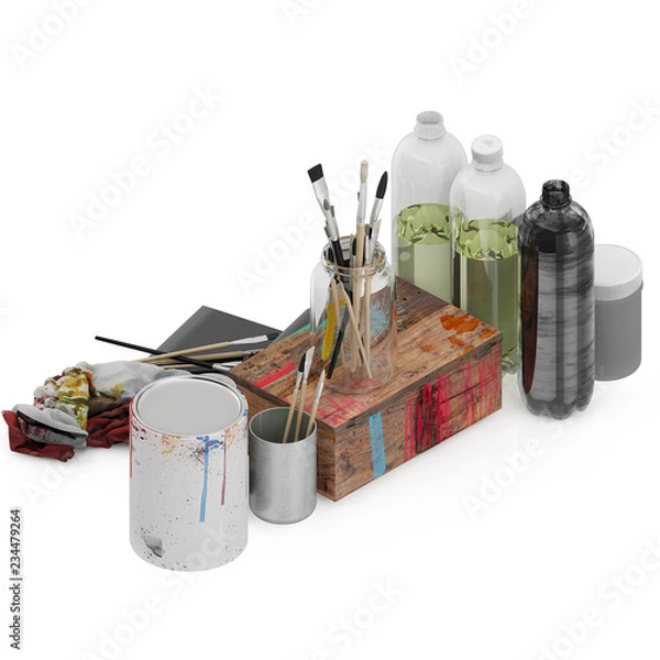 Obraz Isometric interior decoration