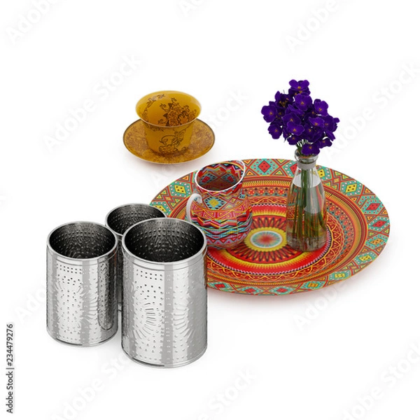 Obraz Isometric interior decoration