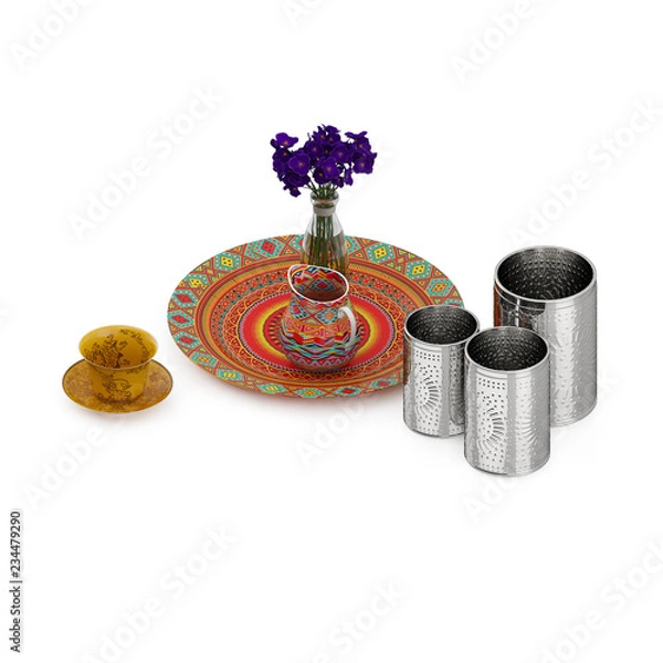 Obraz Isometric interior decoration