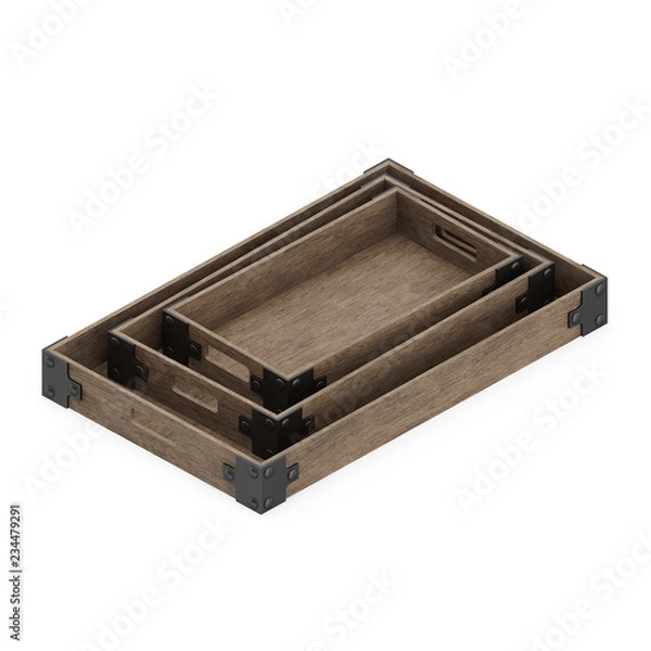 Obraz Isometric interior decoration