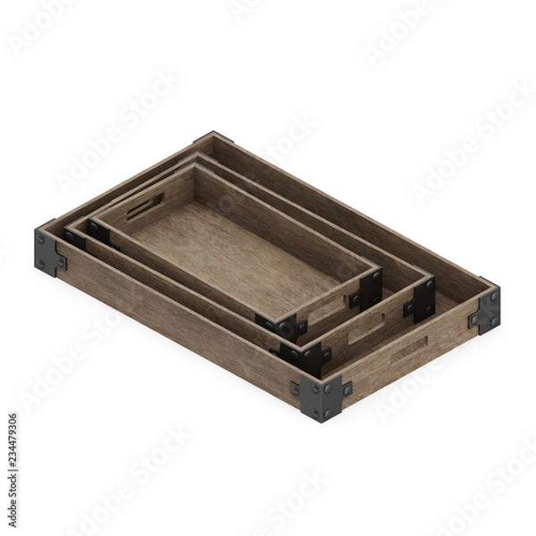 Obraz Isometric interior decoration