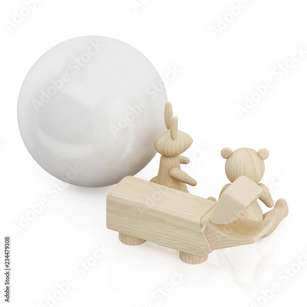 Obraz Isometric interior decoration