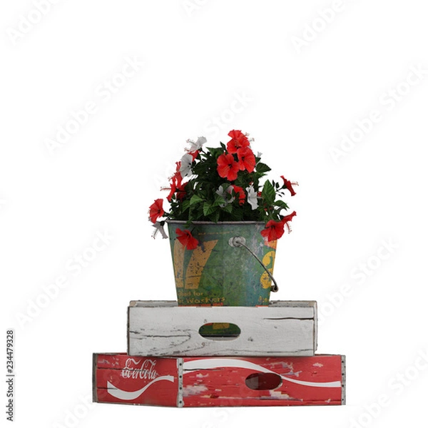 Obraz Isometric interior decoration