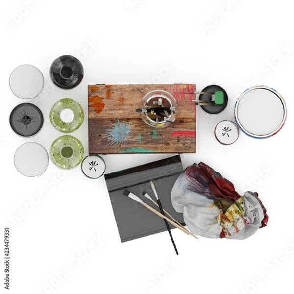 Obraz Isometric interior decoration