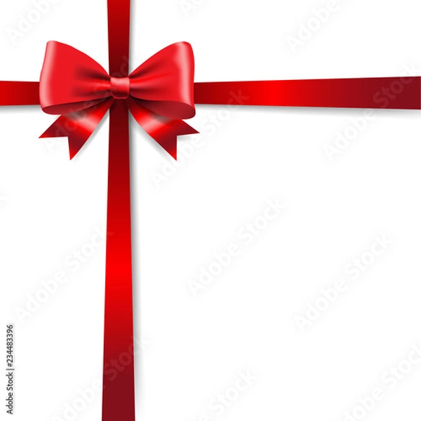 Obraz Red Ribbon Isolated