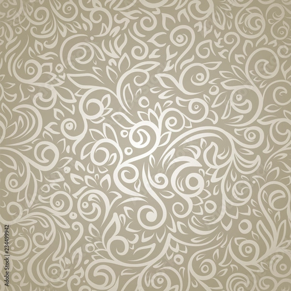 Obraz Vintage pattern with lot detailed flourish elements