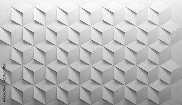 Fototapeta White background texture. 3d rendering.