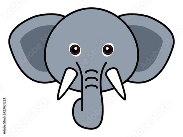Fototapeta Cute Elephant Vector
