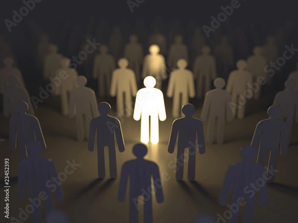 Obraz Unique luminous man