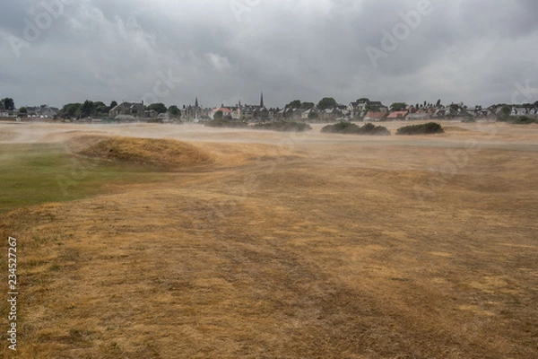 Obraz Schottland Ort im Dunst