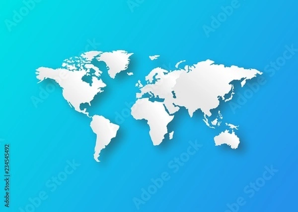 Fototapeta background world map