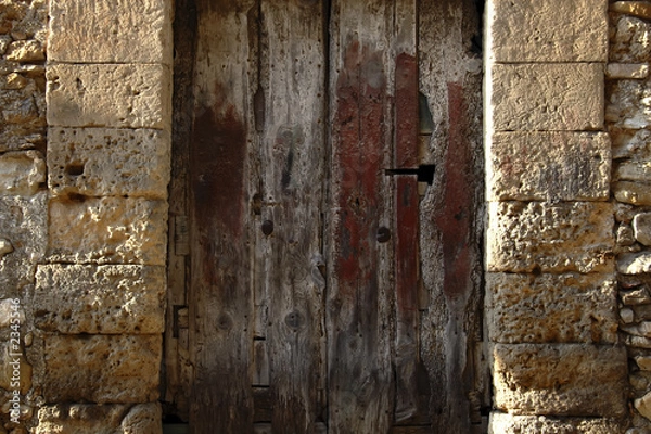 Fototapeta puerta marron