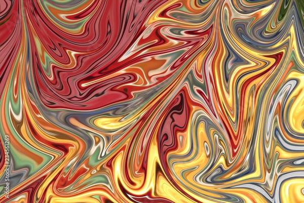 Fototapeta Liquify Abstract Pattern
