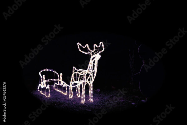 Fototapeta Christmas Lightning