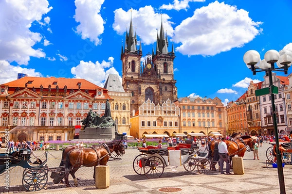 Fototapeta Rynek Starego Miasta w Pradze