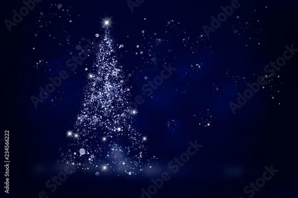Obraz Glitter christmas tree