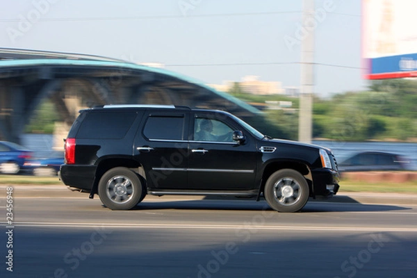 Obraz Fast car on the road 2