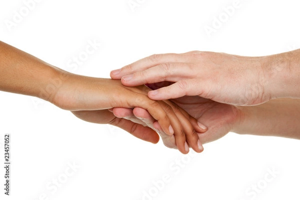 Obraz different color hands