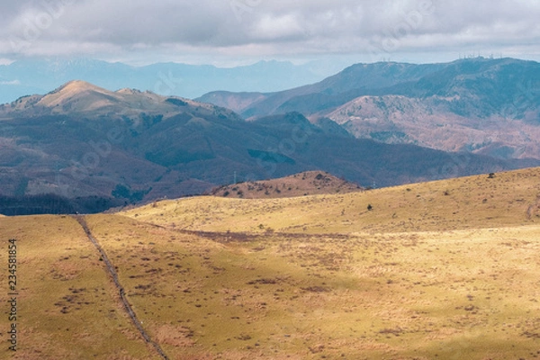 Obraz Mountain valley road landscape