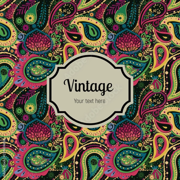 Fototapeta Paisley pattern
