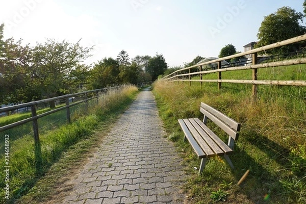 Fototapeta gärtnerei im park am züricher see in der schweiz