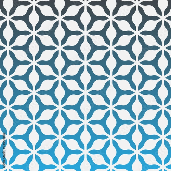 Fototapeta vector pattern design with ogee ornament. Oriental traditional pattern with repeated mosaic tile. Moroccan crosses motif. Arabesque digital paper, pattern is on swatches panel