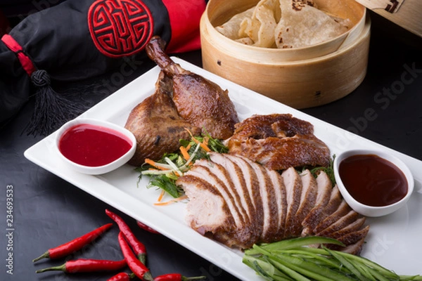 Obraz Peking duck chinese dish