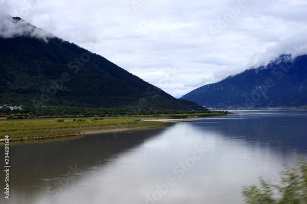 Fototapeta  China's most beautiful glacier midui glacier scenery