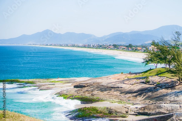 Fototapeta view of the beach