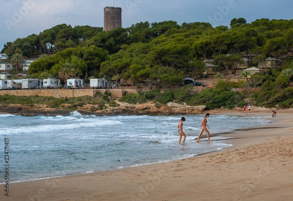 Obraz Camping am Strand