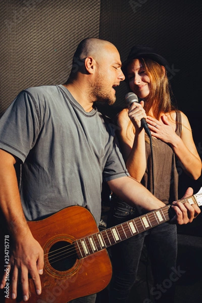 Obraz Kilku muzyków