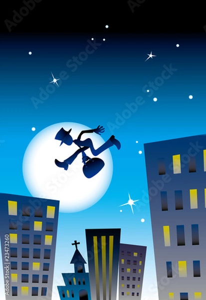 Obraz 暗がりの泥棒