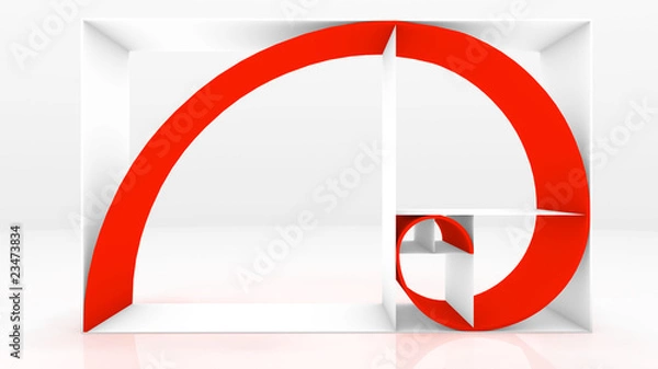 Obraz Fibonacci chain 3D Fred