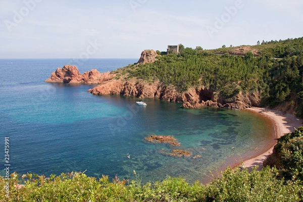 Obraz Calanque de la corniche de l'estérel
