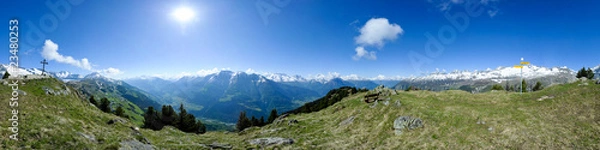 Obraz panorama from Riederhorn