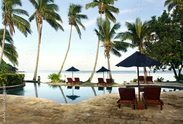 Fototapeta Tropical resort