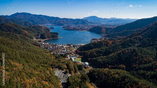 Obraz 秋の河口湖