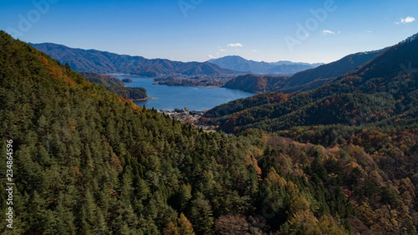 Obraz 秋の河口湖