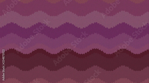 Fototapeta Background with a knitted texture, imitation of wool. Multicolored diverse lines.